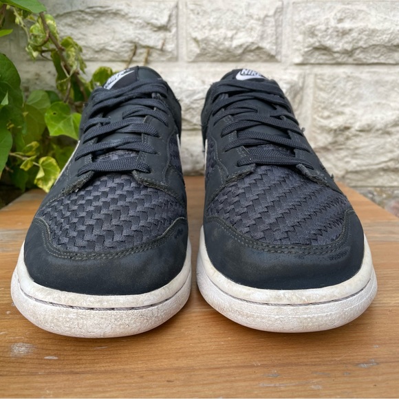 Rare Nike Dunk Woven Size 9 2017 Mens Black White Trainers Sneakers Shoes. - Picture 4 of 10